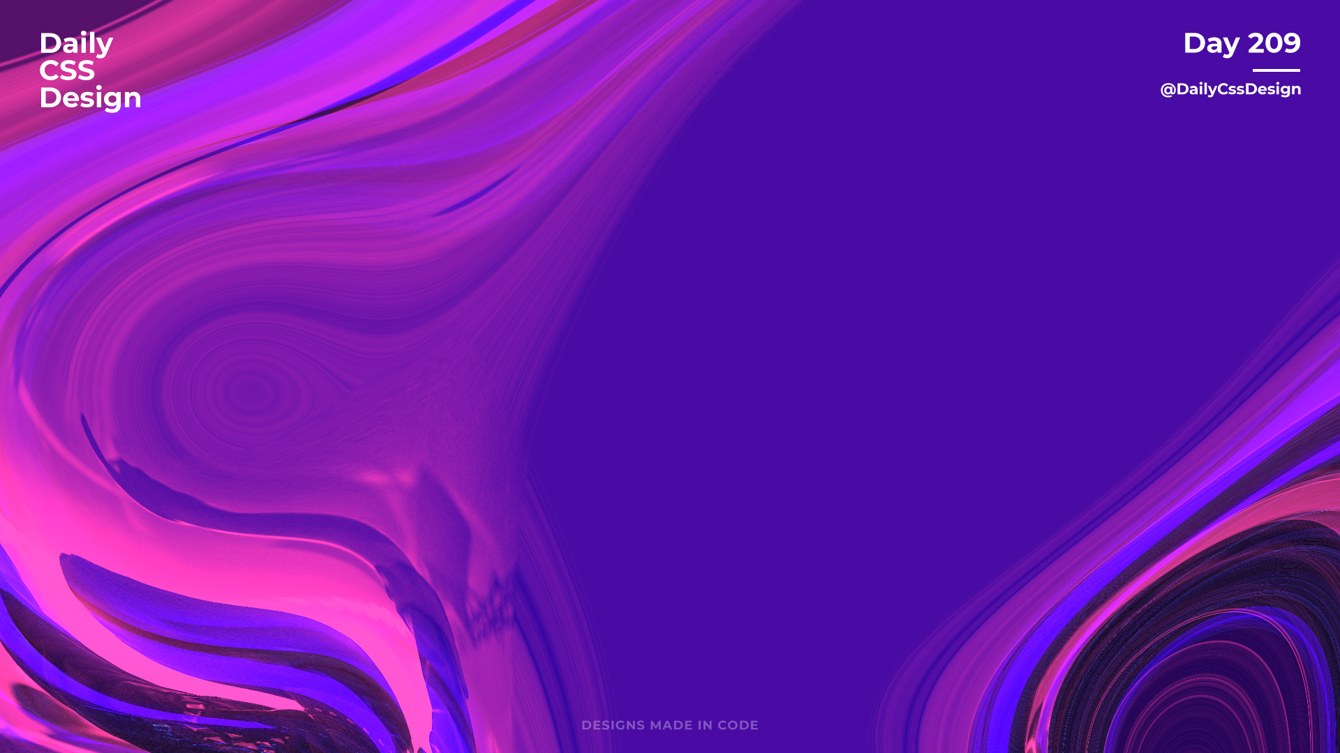 Day 209 - Daily CSS Design