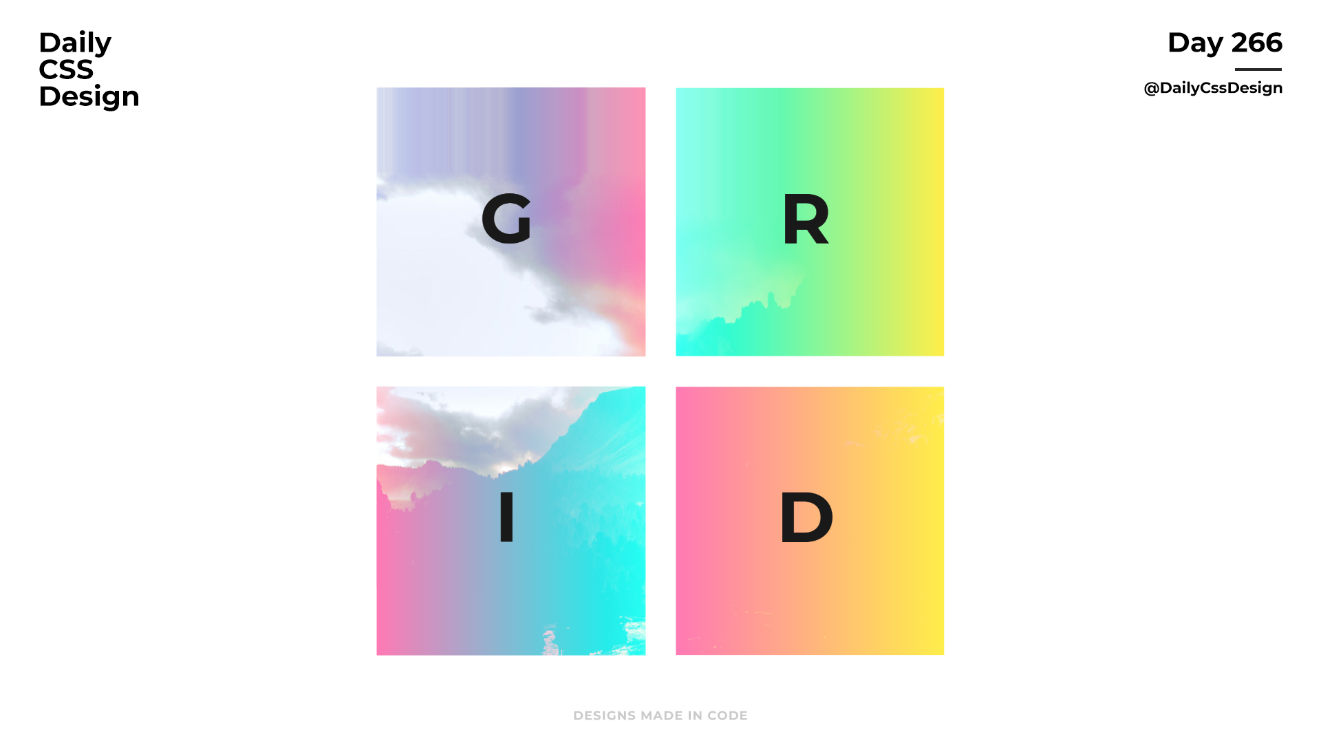 Day 266 - Daily CSS Design