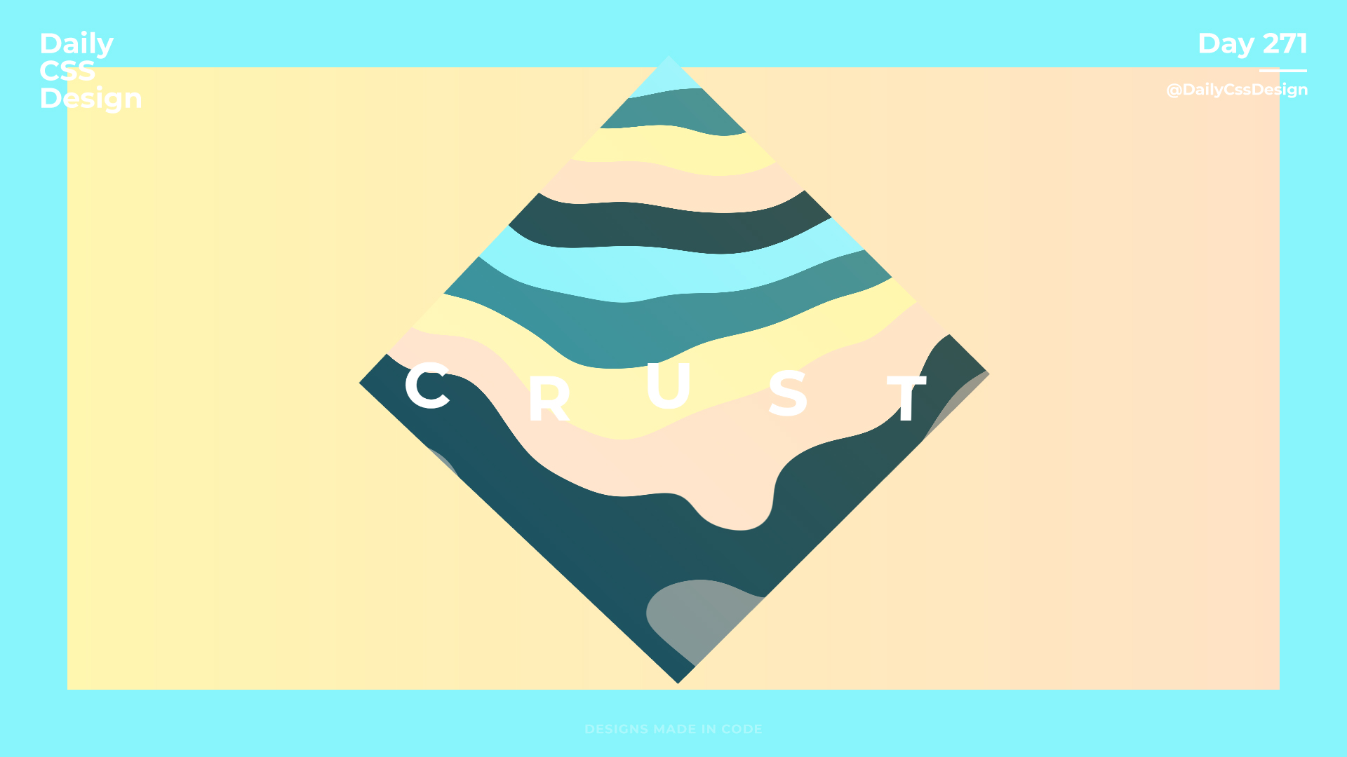 Day 271 - Daily CSS Design