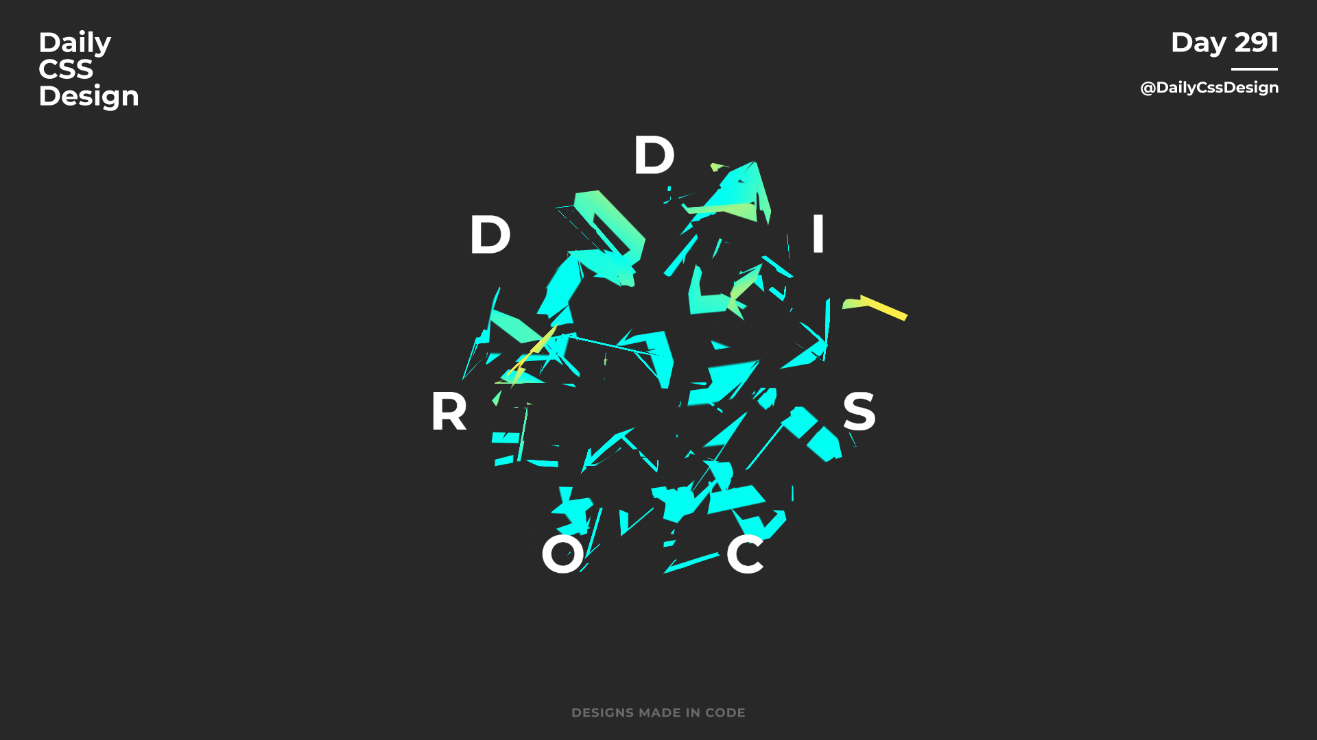 Day 291 - Daily CSS Design